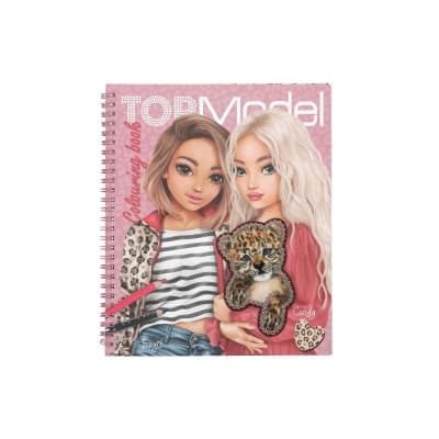 Libro para pintar de Top model Leo Heart con 40 stickers1