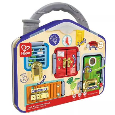 Tablero de juego cerraduras Hape1