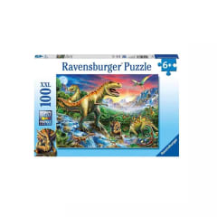 Puzzle XXL Feroces dinosaurios - 100 piezas
