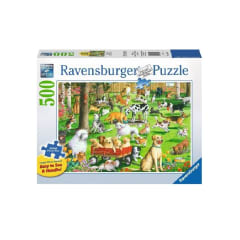 Puzzle  Perros en el Parque de 500 Piezas Grandes