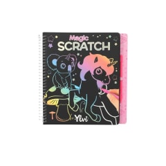Libro con páginas negras de Ylvi Magic Scratch