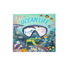 Libro de stickers Crea la vida oceanica con Holofoil