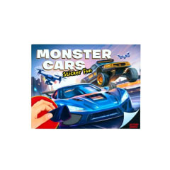 Libro Monster Cars con 200 pegatinas