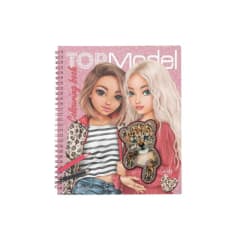 Libro para pintar de Top model Leo Heart con 40 stickers