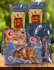 Web 2 Ribs + 1 Pulled + 1 Brisket + 1 Pollo