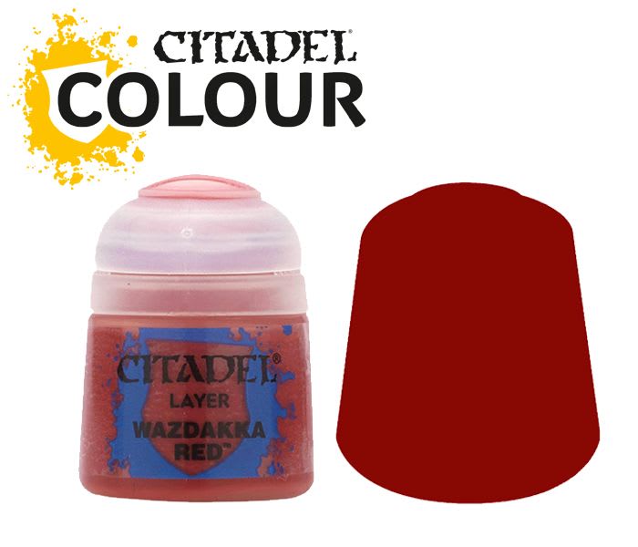 Peinture Citadel Layer – Wazdakka Red – 22-07 – Acrylique Pour Figurines