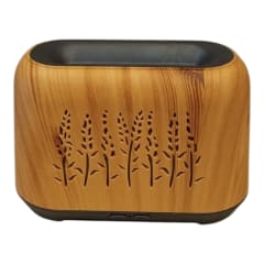 Humidificador y Difusor Ultrasónico Floral Tipo Madera