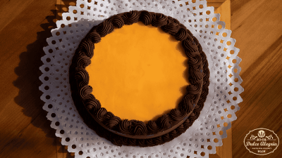 Torta Panqueque Naranja Chocolate Sin Azúcar