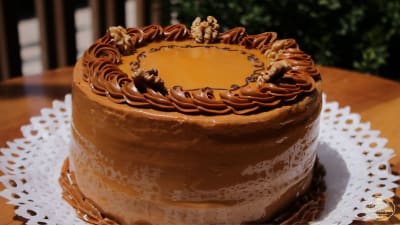 Torta Panqueque Manjar Lúcuma Nuez