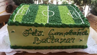 Torta Temática Cancha de Fútbol