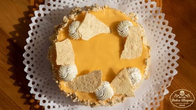Torta Hojarasca Naranja Sin Azúcar