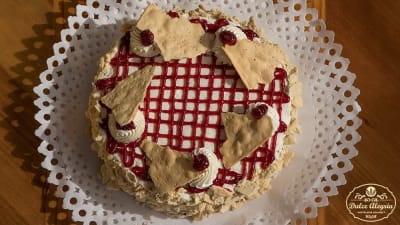 Torta Hojarasca Frambuesa Sin Azúcar