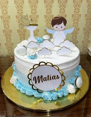 Torta Bautizo Angelito