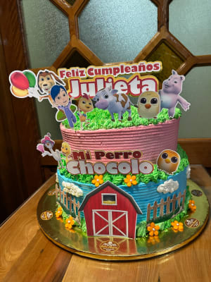 Tortas temática Perro Chocolo