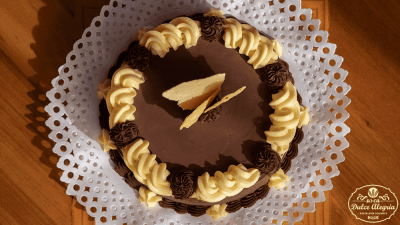 Torta Hojarasca Chocolate Sin Azúcar