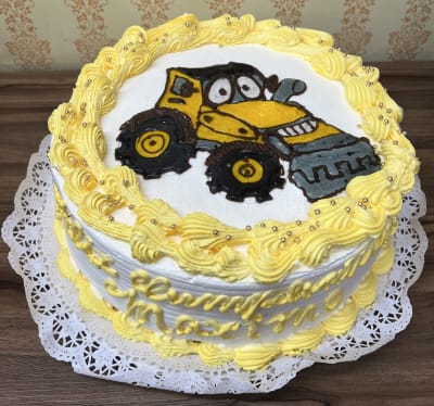 Torta Temática Retroexcavadora