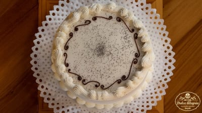 Torta Bizcocho Amapola Sin Azúcar