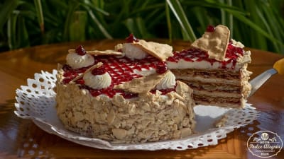 Torta Hojarasca Frambuesa