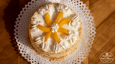 Torta Mil Hojas Manjar Durazno
