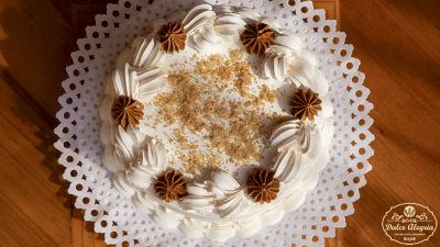 Torta Bizcocho Nuez Manjar Sin Azúcar