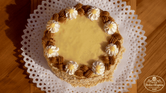 Torta Mil Hojas Manjar Crema Pastelera Sin Azúcar 0