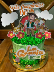 Tortas temática la granja de Zenón 0