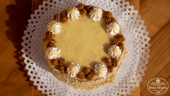 Torta Mil Hojas Manjar Crema Pastelera 0