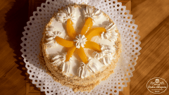 Torta Mil Hojas Manjar Durazno 2