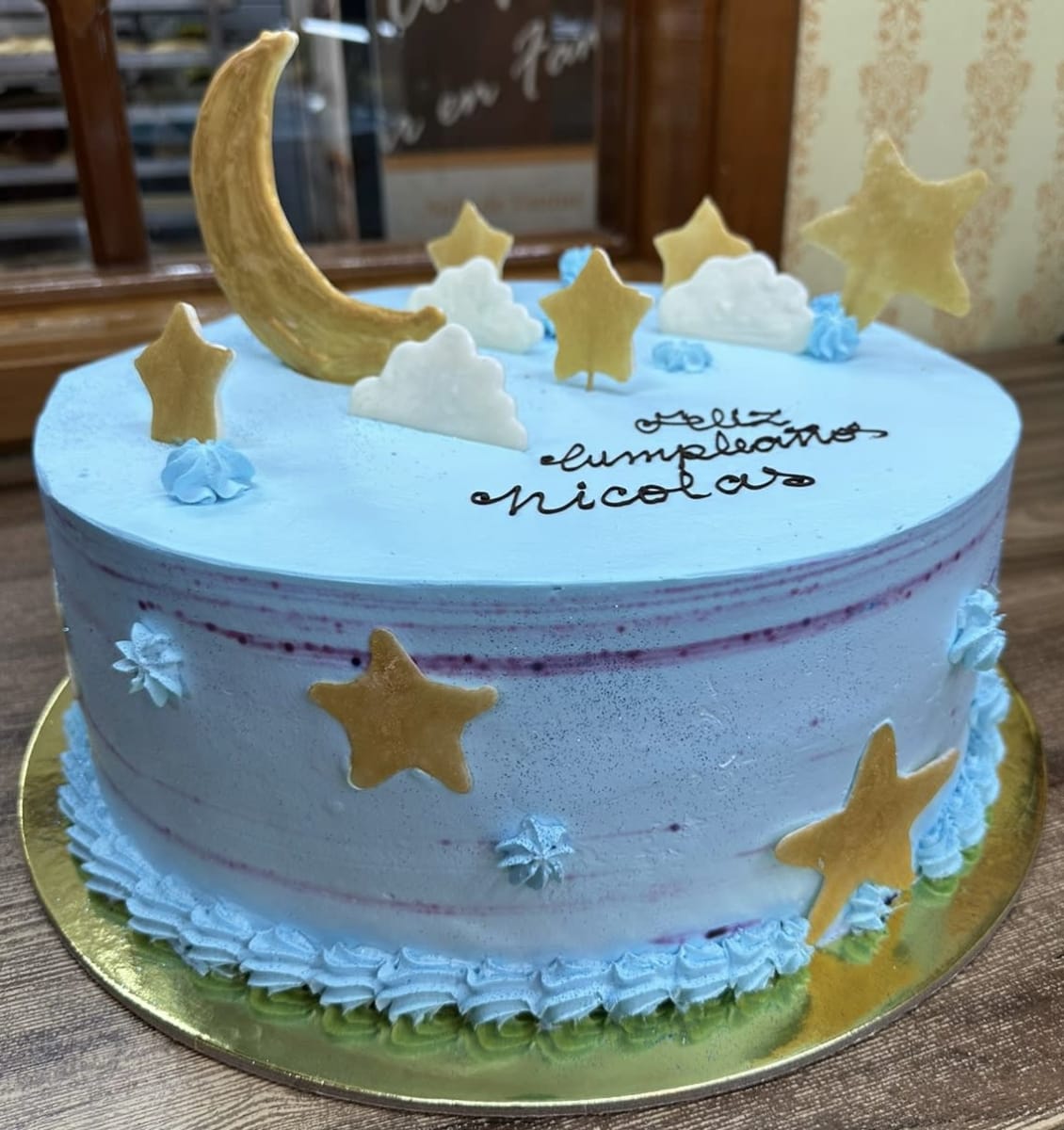 Torta Temática Luna & Estrellas1