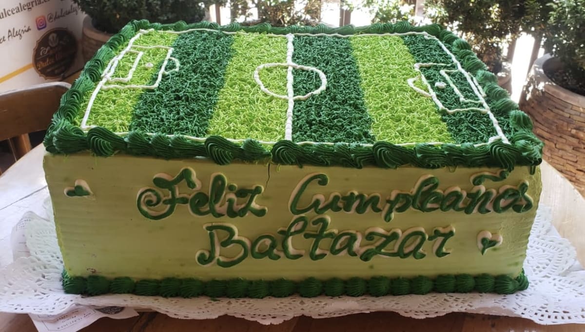 Torta Temática Cancha de Fútbol1