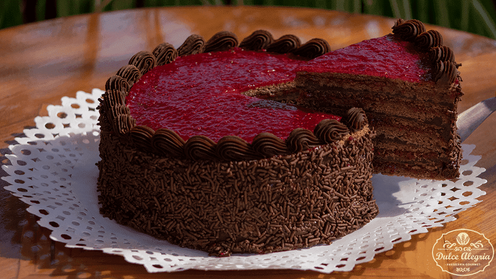 Torta Panqueque Frambuesa Chocolate Sin Azúcar3