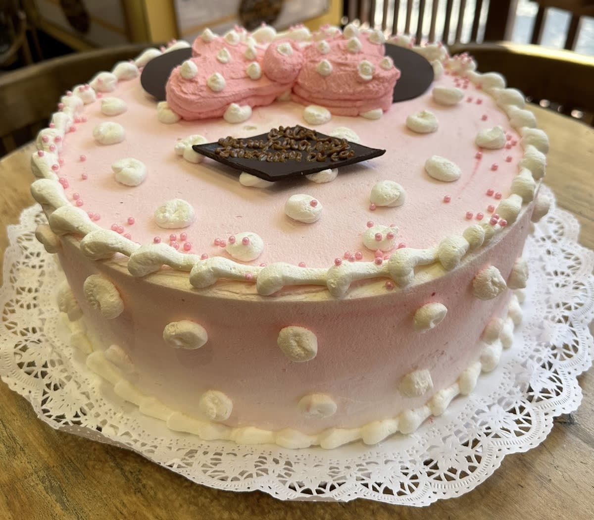 Torta Temática Minnie Moño Rosa2