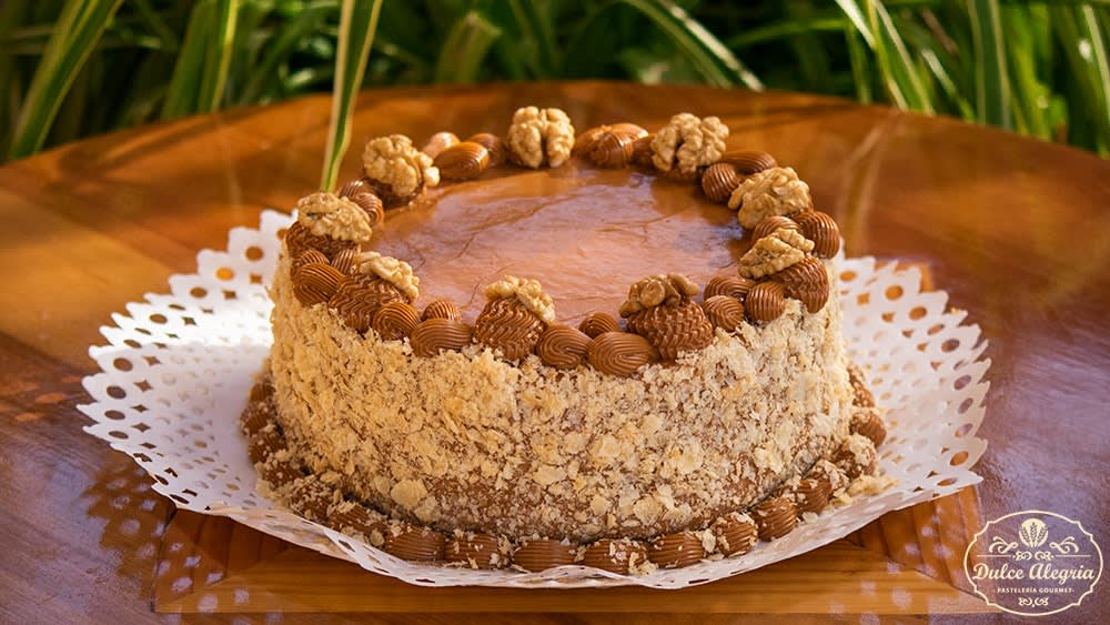 Torta Mil Hojas Manjar Nuez Sin Azúcar2