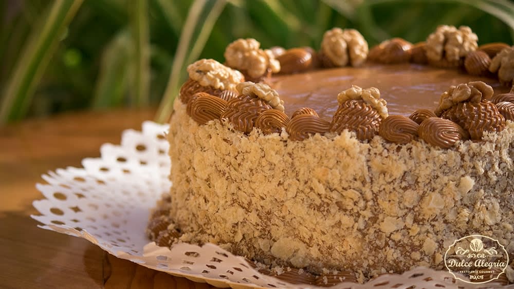 Torta Mil Hojas Manjar Nuez Sin Azúcar3