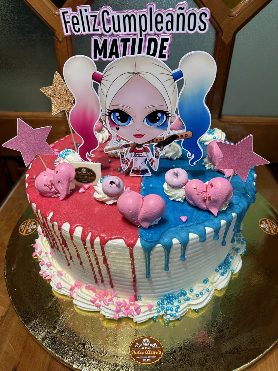 Torta Temática Harley Quinn1
