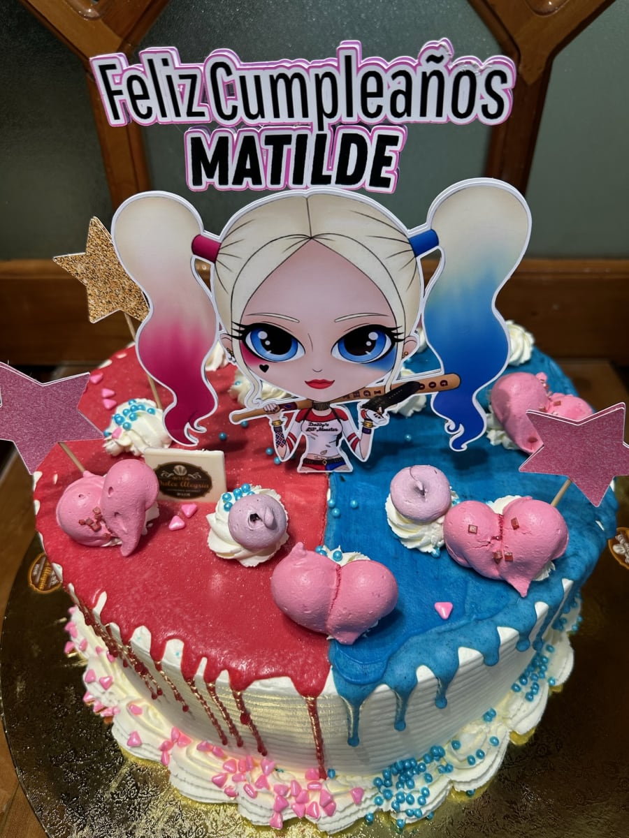 Torta Temática Harley Quinn2
