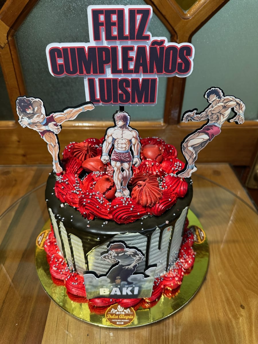 Tortas temáticas Baki2