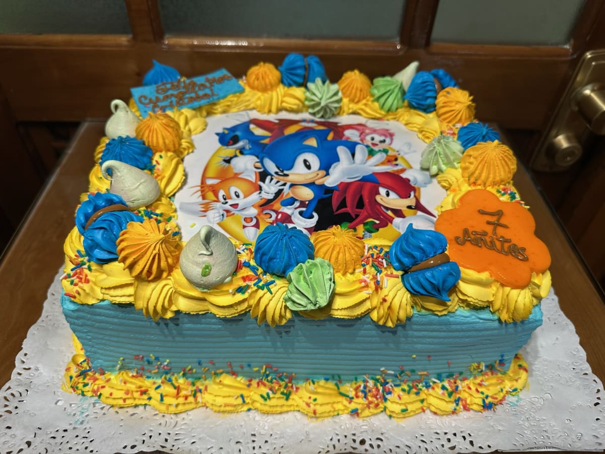 Torta temática sonic1