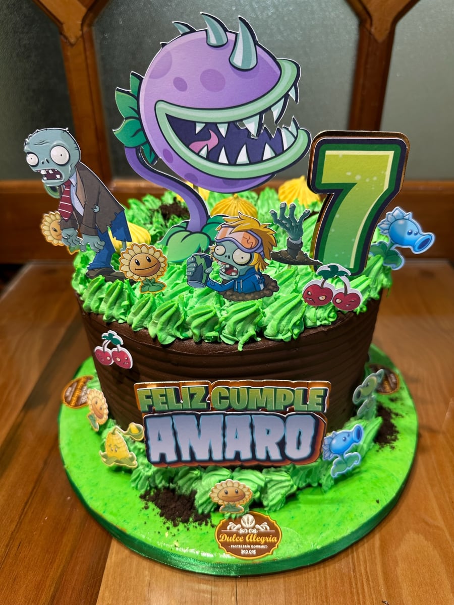 Tortas temática PVZ1