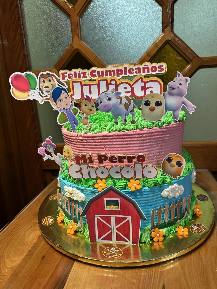 Tortas temática Perro Chocolo1