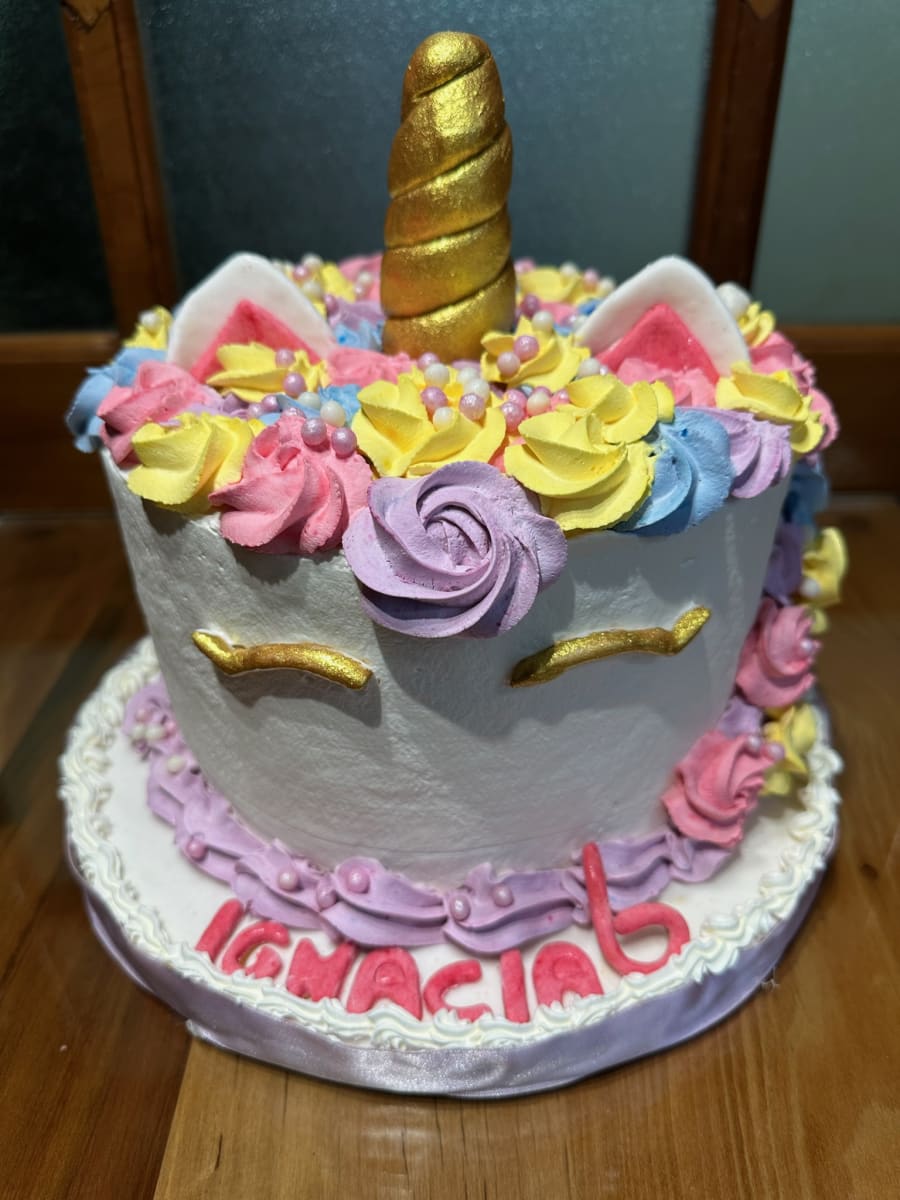 Tortas temática Unicornio1