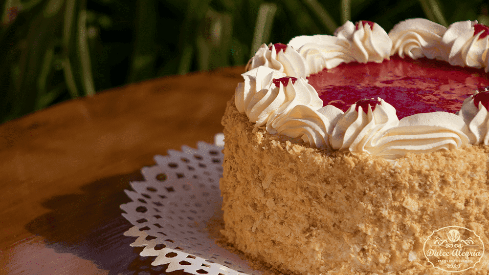 Torta Mil Hojas Manjar Frambuesa Sin Azúcar3
