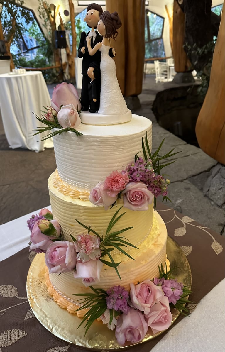 Torta Novios Temática Colores & Flores4