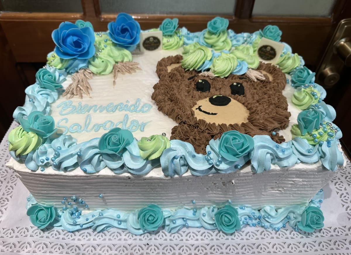 Torta Baby Shower Osito2