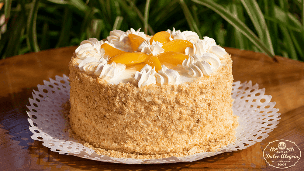 Torta Mil Hojas Manjar Durazno1