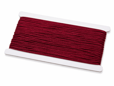 Cordón Soutache Rojo Italiano 3mm (Rollo 30 Metros)
