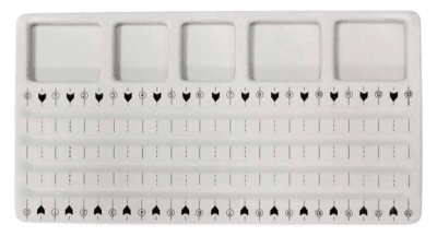 Molde Confección Collares y Púlseras Compartimentos (Unidad)