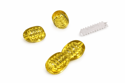 Broche Acrílico para Ámbar Claro 15mm (Unidad)