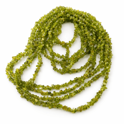 Peridot Natural Chips (Tira)