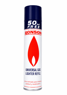 Gas Ronson Para Recargar Encendedores y Sopletes 300ml (Unidad)